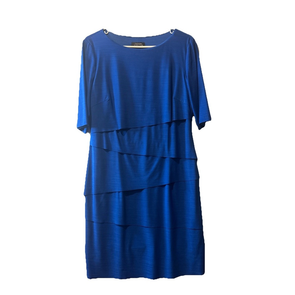 Tahari Women's Royal Blue Dress size 12